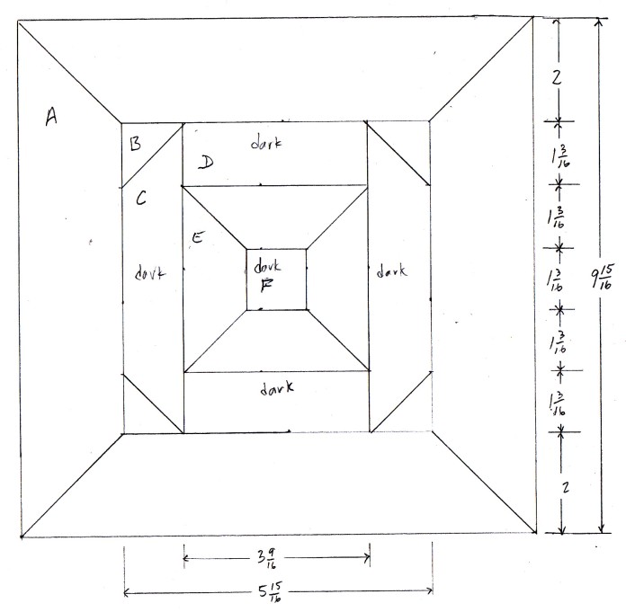 Face nailed floor corner drawing