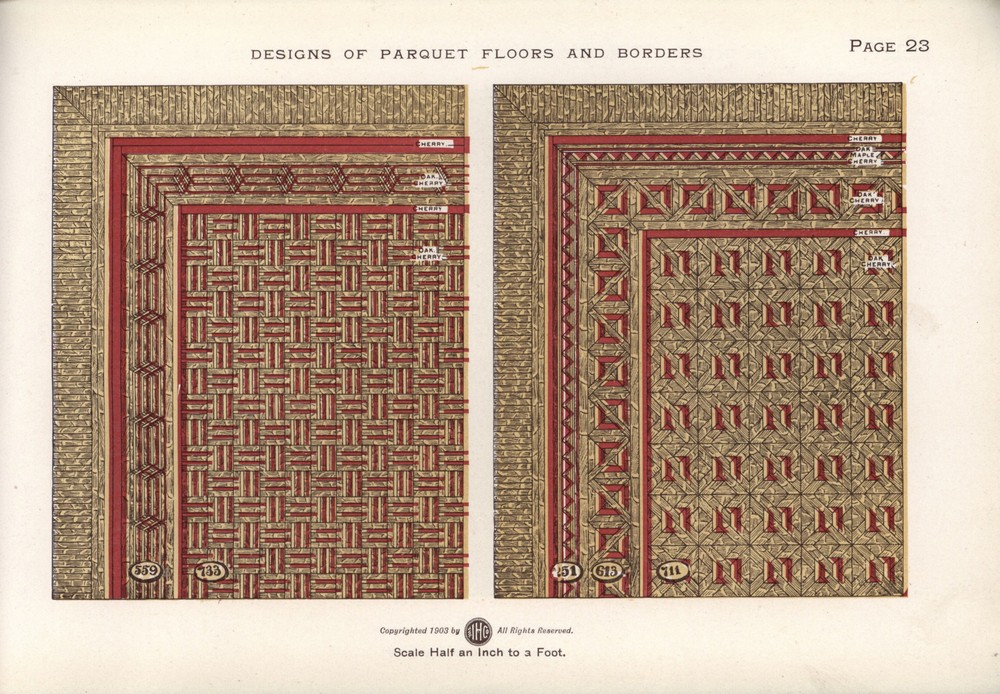 Parquet Floors & Borders: 1903: Page 23