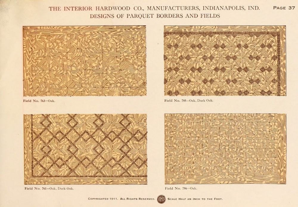 Parquet Floors & Borders: 1911: Page 37