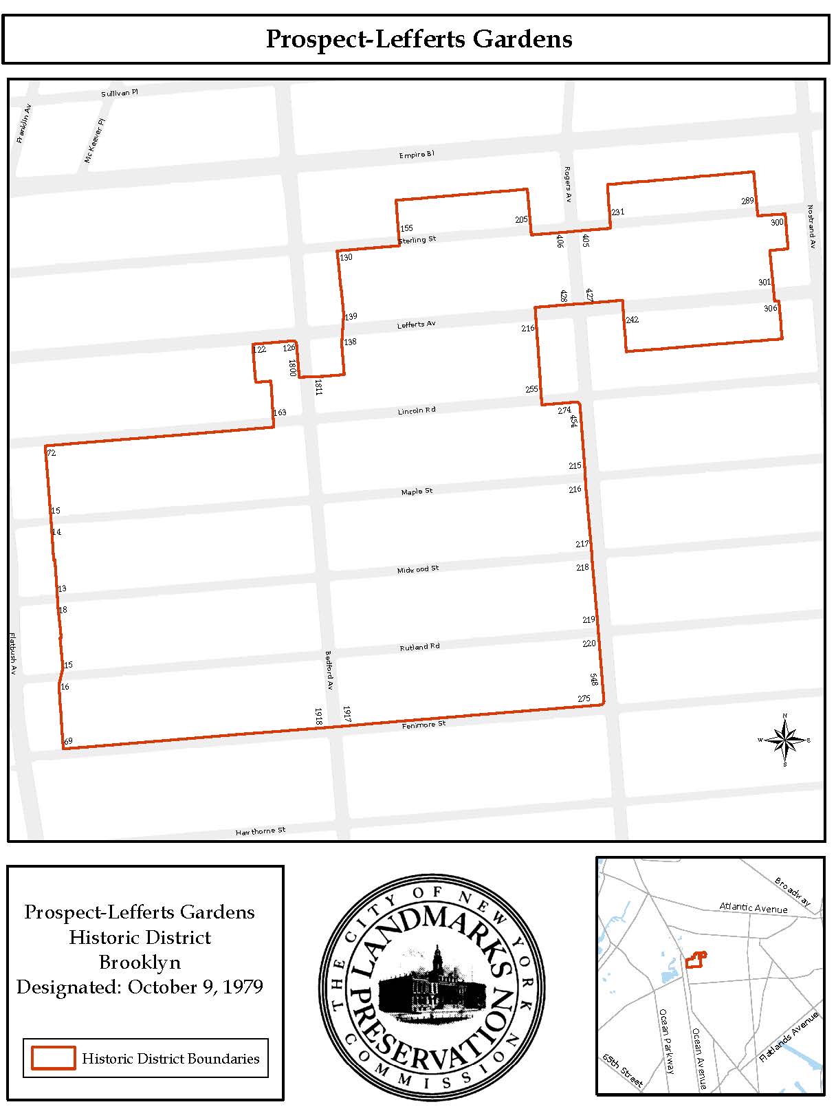 prospect lefferts gardens map