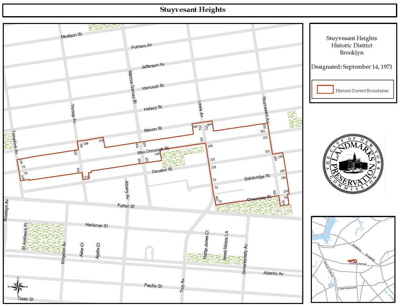 stuyvesant heights map